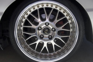 2009 Honda Civic with 17x9 Work VSXX wheels