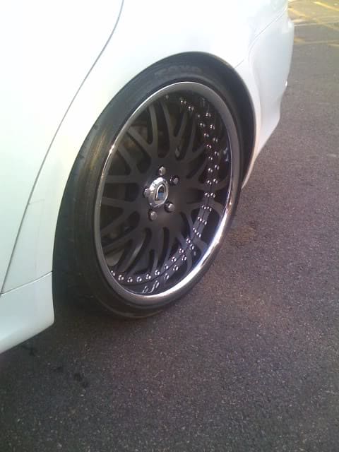 2006 Lexus IS 250 with 19x8.5 Asanti AF-120 wheels
