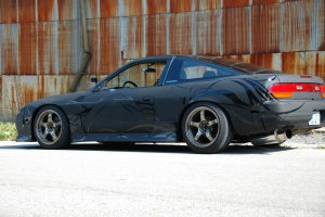 1989 Nissan S13 with 17x8 Sportmax 050 wheels