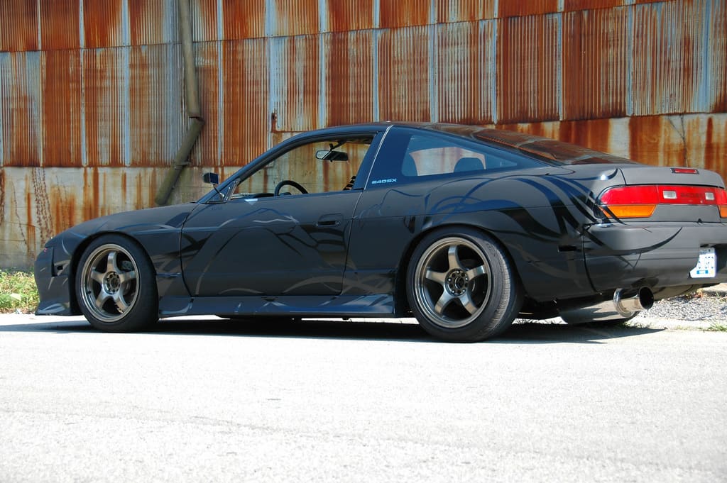 1989 Nissan S13 with 17x8 Sportmax 050 wheels