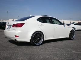 2007 Lexus IS 350 with 20x9 Work VS-XX wheels