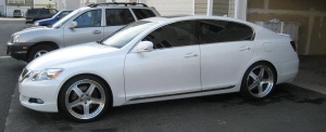 2008 Lexus GS 350 with 20x8.5 DPE wheels