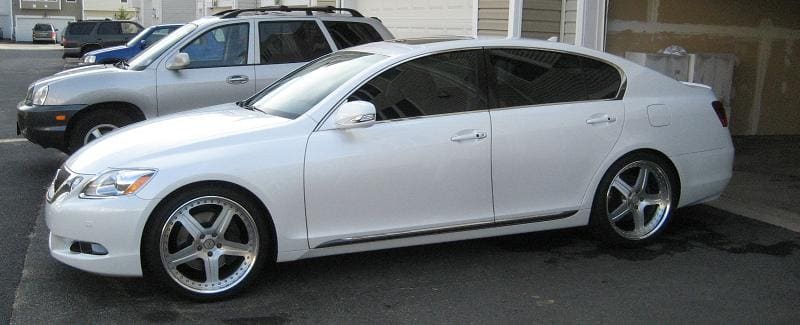 2008 Lexus GS 350 with 20x8.5 DPE wheels