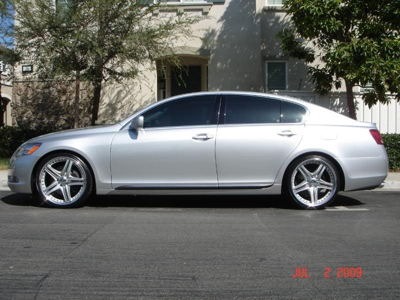 2008 Lexus GS 350 with 20x8.5 Wald Mahora 3 wheels