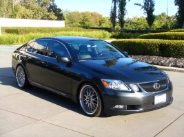 2007 Lexus GS 350 with 19x9 Work VS-XX wheels