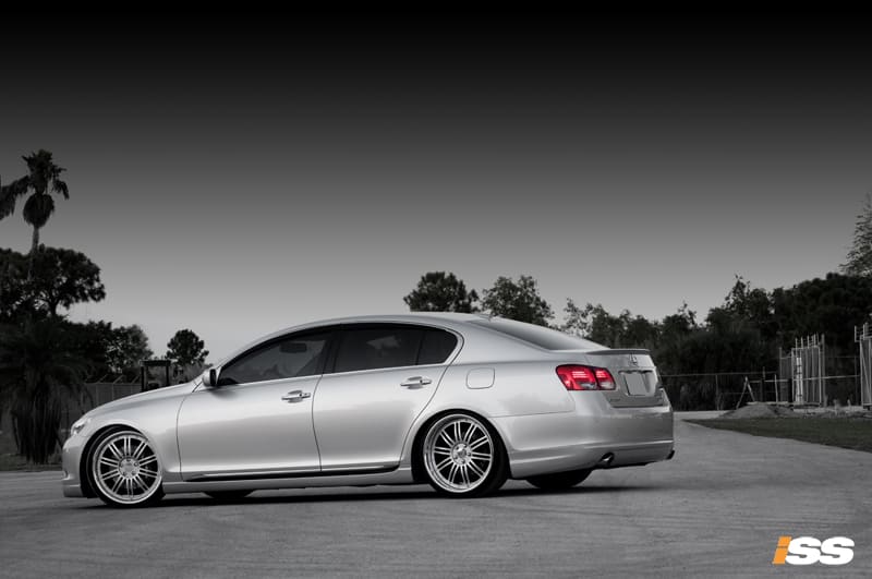 2010 Lexus GS 350 with 20x9 iSS Forged wheels