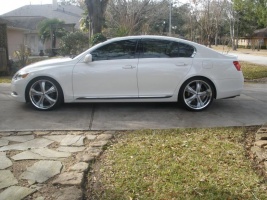 2009 Lexus GS 460 with 20x8.5 Axis Groove wheels