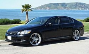 2006 Lexus GS 300 with 20x8.5 Work Gnosis GS-2 wheels
