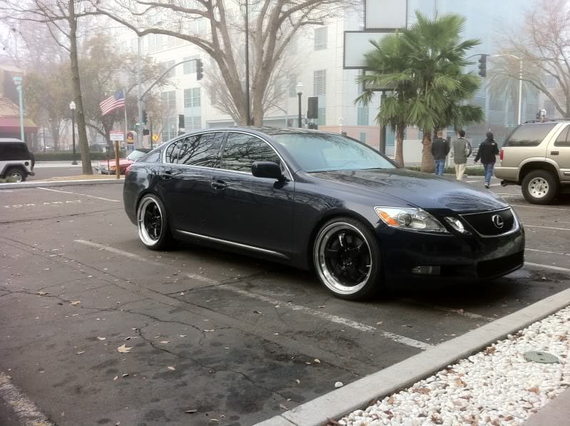 2008 Lexus GS 350 with 20x9.5 Work Meister S1 wheels