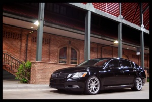 2005 Lexus GS 430 with 19x8.5 Linea Corse LC818 wheels
