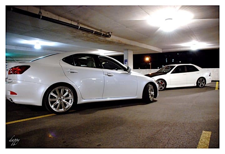 2006 Lexus IS 250 with 19x8.5 SSR Vienna Zweels wheels