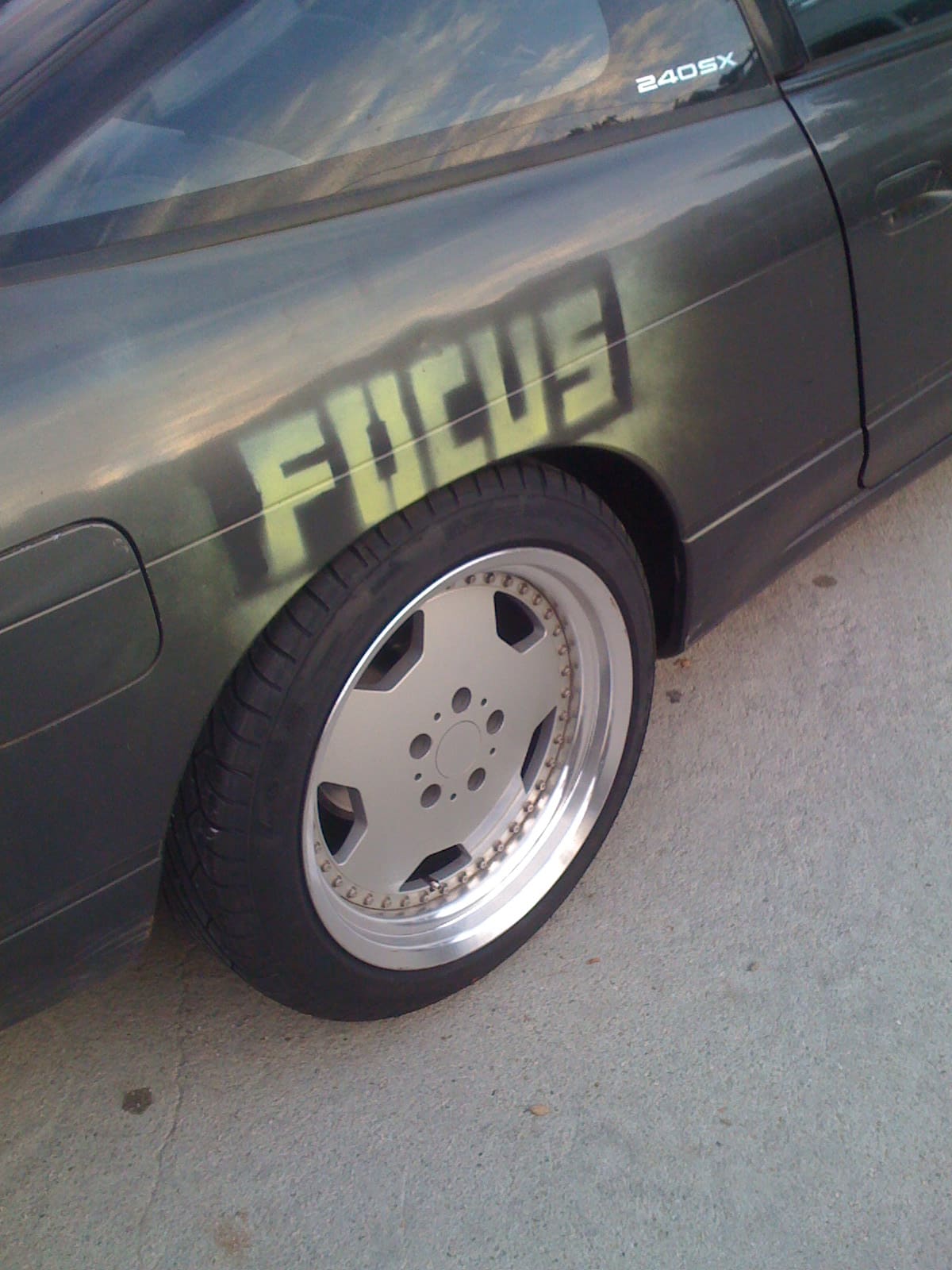 1992 Nissan S13 with 15x8 Sport Max 002 wheels