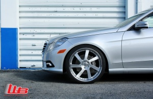 2007 Mercedes-Benz E-Class with 21x9 HRE 794R wheels