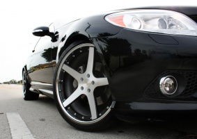 2008 Mercedes-Benz CL-Class with 21x9 Concave C5 wheels