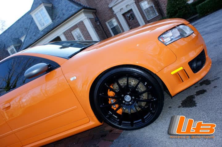2007 Audi RS 4 with 20x10 HRE P43 wheels