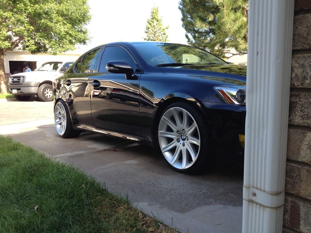 2006 Lexus IS 250 with 19x9 Borbet style 95's wheels