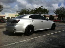2010 Lexus IS 250 with 20x10 giovnna kilis wheels