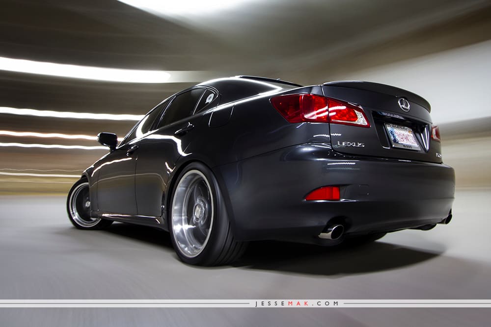 2009 Lexus IS 250 with 19x8 TSW Strip wheels