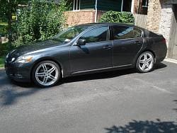 2008 Lexus GS 350 with 19x8.5 Work Gnosis GS-2 wheels