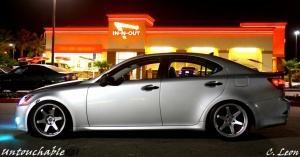 2009 Lexus IS 250 with 18x8.5 Miro 398 wheels