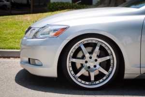 2006 Lexus GS 300 with 20x9 Work Gnosis GS3 wheels
