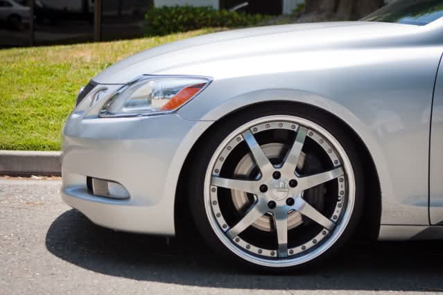 2006 Lexus GS 300 with 20x9 Work Gnosis GS3 wheels