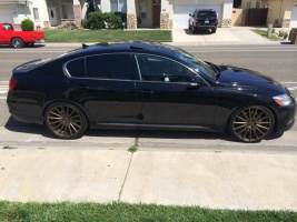 2009 Lexus GS 460 with 20x9 Vossen VFS wheels