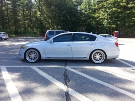 2006 Lexus GS 300 with 20x10 Rennen CSL 2 wheels