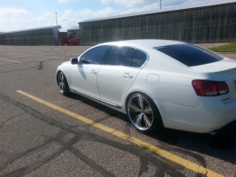 2007 Lexus GS 350 with 20x8.5 Trafficstar VTF wheels