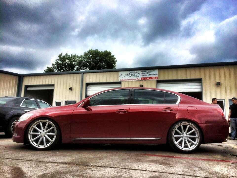 2008 Lexus GS 350 with 20x9 Vossen CV1 wheels