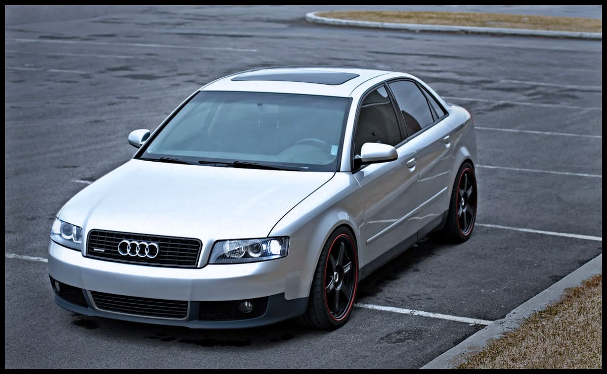 2005 Audi A4 with 19x8.5 Volk Racing TE37 wheels