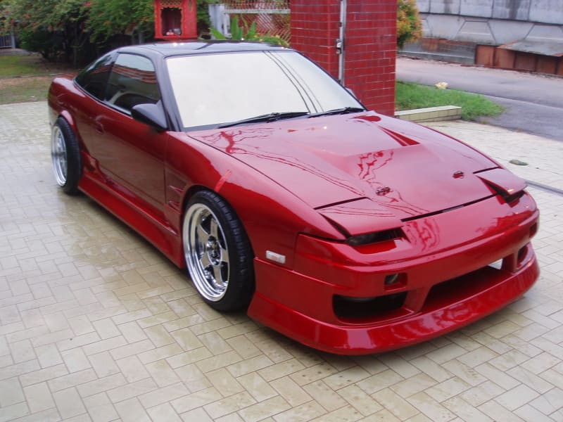 1992 Nissan S13 with 18x9 SSR Professor SP1 wheels