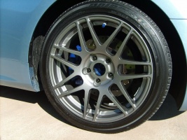 2010 Hyundai Genesis with 18x8.5 Forgestar F14 wheels