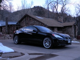 2010 Hyundai Genesis with 19x9 wheels
