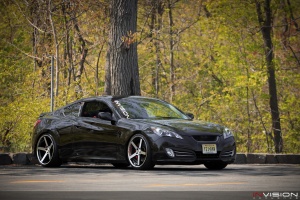 2011 Hyundai Genesis with 20x9 wheels