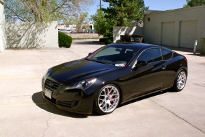 2010 Hyundai Genesis with 19x9 wheels