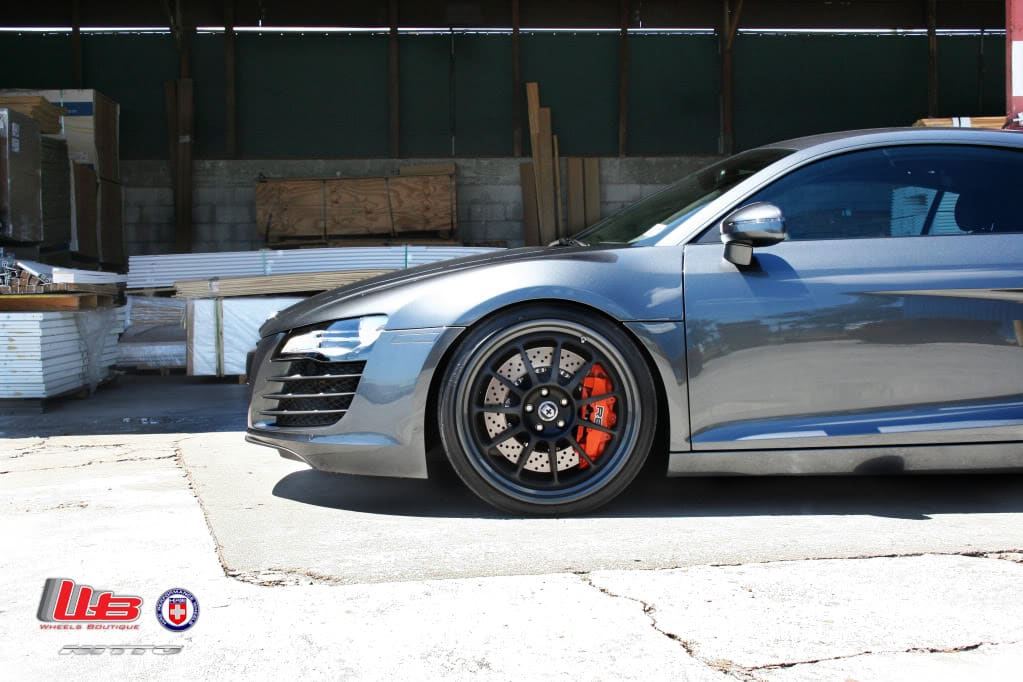 2008 Audi R8 with 20x9 HRE 563C wheels