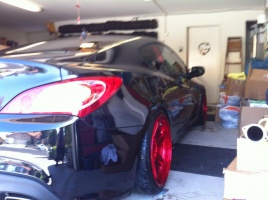 2011 Hyundai Genesis with 19x9.5 wheels