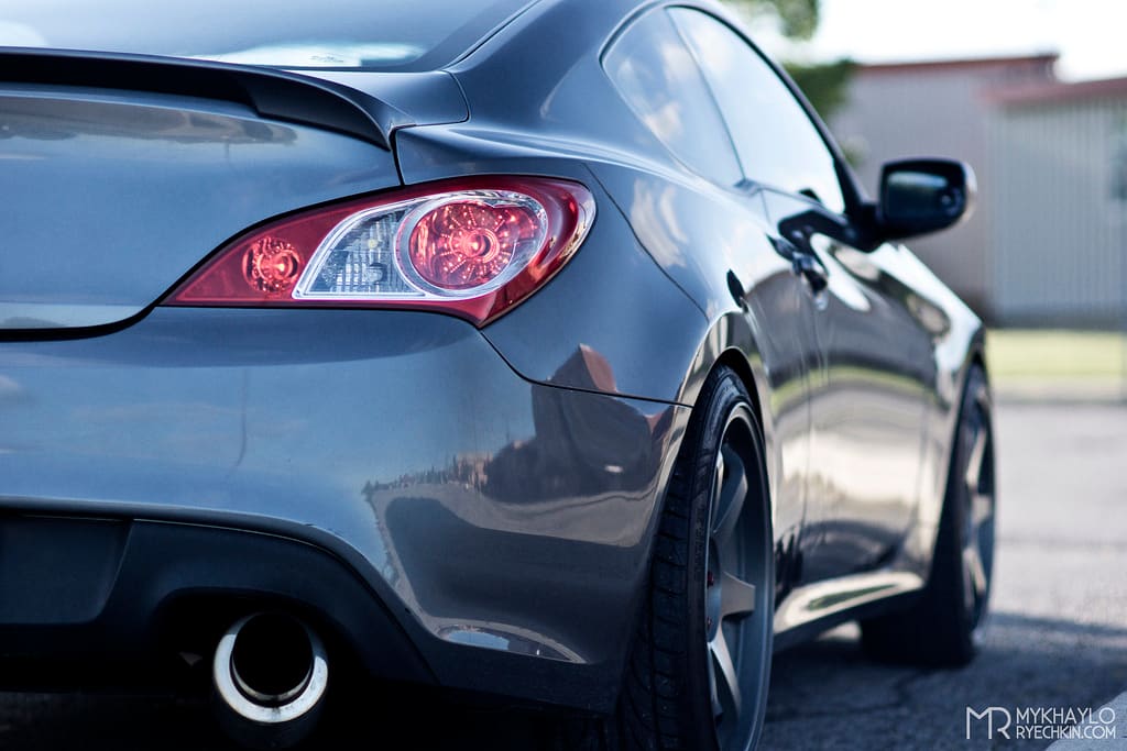 2011 Hyundai Genesis with 20x8.5 wheels