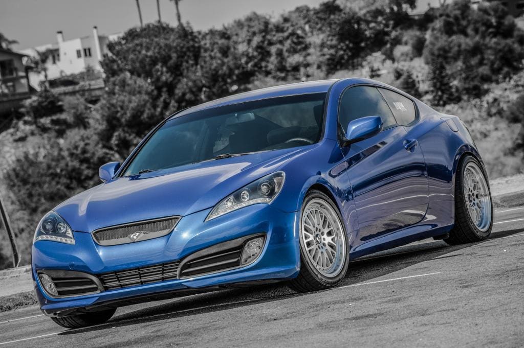 2012 Hyundai Genesis with 18x8.5 ESM 007 wheels