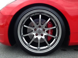 2012 Hyundai Genesis with 19x9.5 Varrstoen ES3 wheels