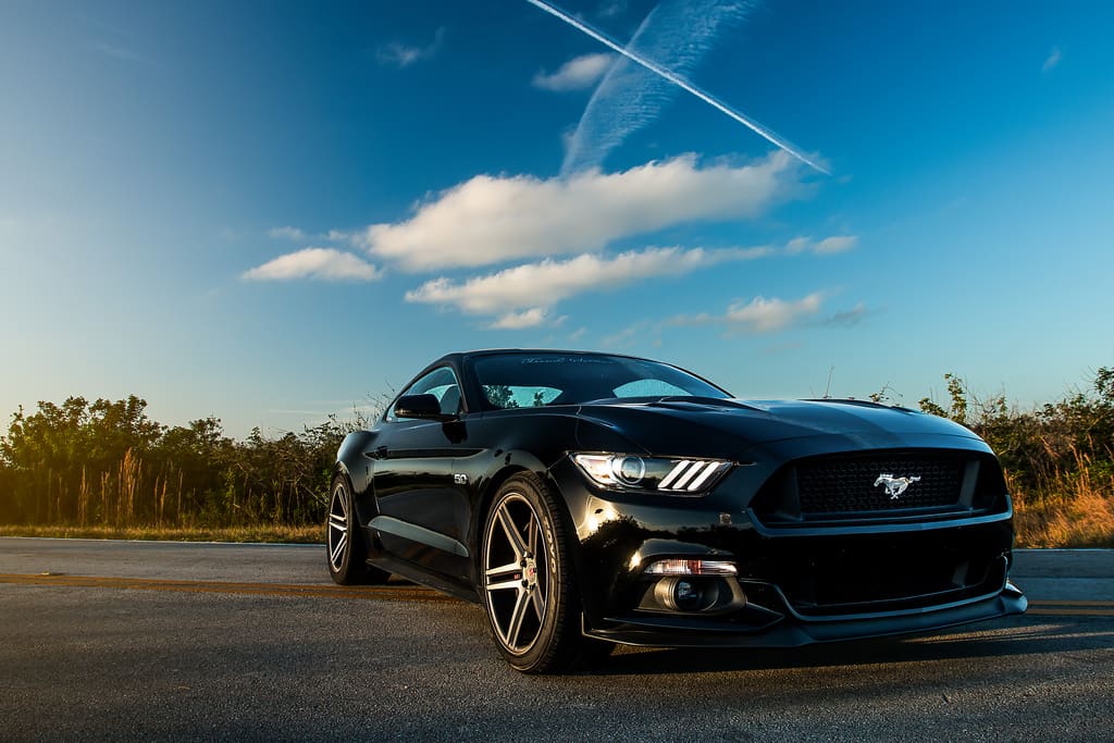 2015 Ford Mustang with 20x10 Vossen VPS-302 wheels