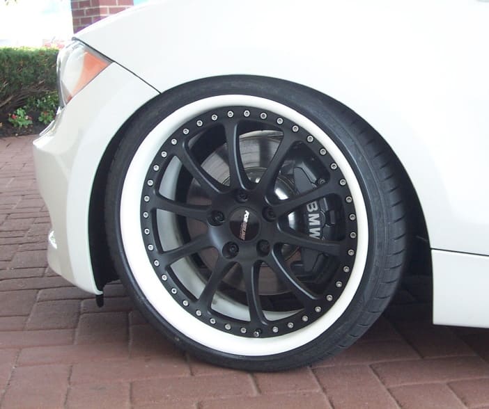 2010 BMW 128 with 19x8.5 wheels