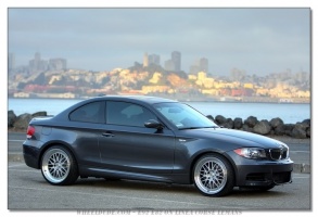 2008 BMW 135 with 19x8.5 Linea Corse Lemans wheels