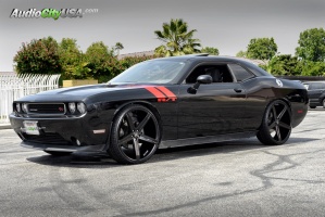 2012 Dodge Challenger with 24x9.5 Versante 228 wheels