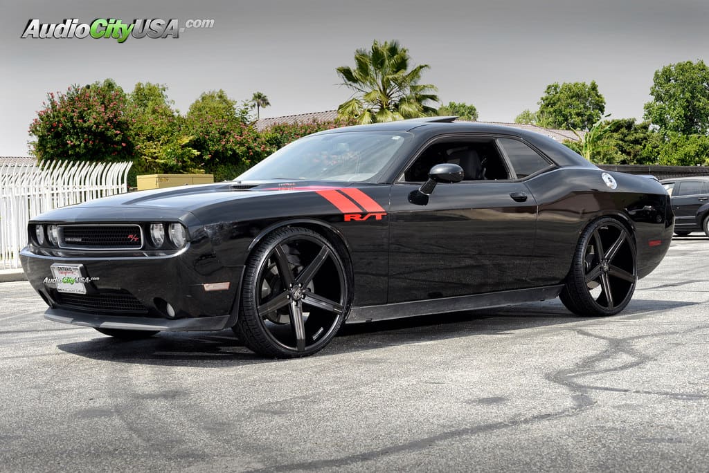 2012 Dodge Challenger with 24x9.5 Versante 228 wheels