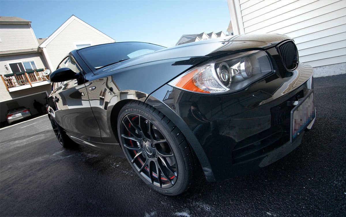 2009 BMW 135 with 18x7.5 Breyton GTS-R wheels