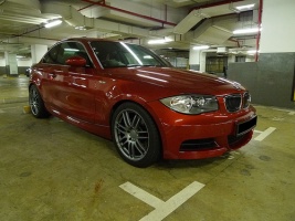 2008 BMW 128 with 18x7.5 Prodrive GC-014i wheels