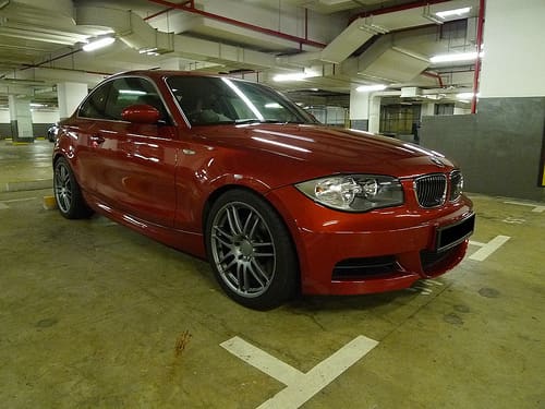 2008 BMW 128 with 18x7.5 Prodrive GC-014i wheels