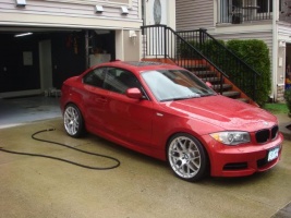 2010 BMW 135 with 19x8 VMR V710 wheels